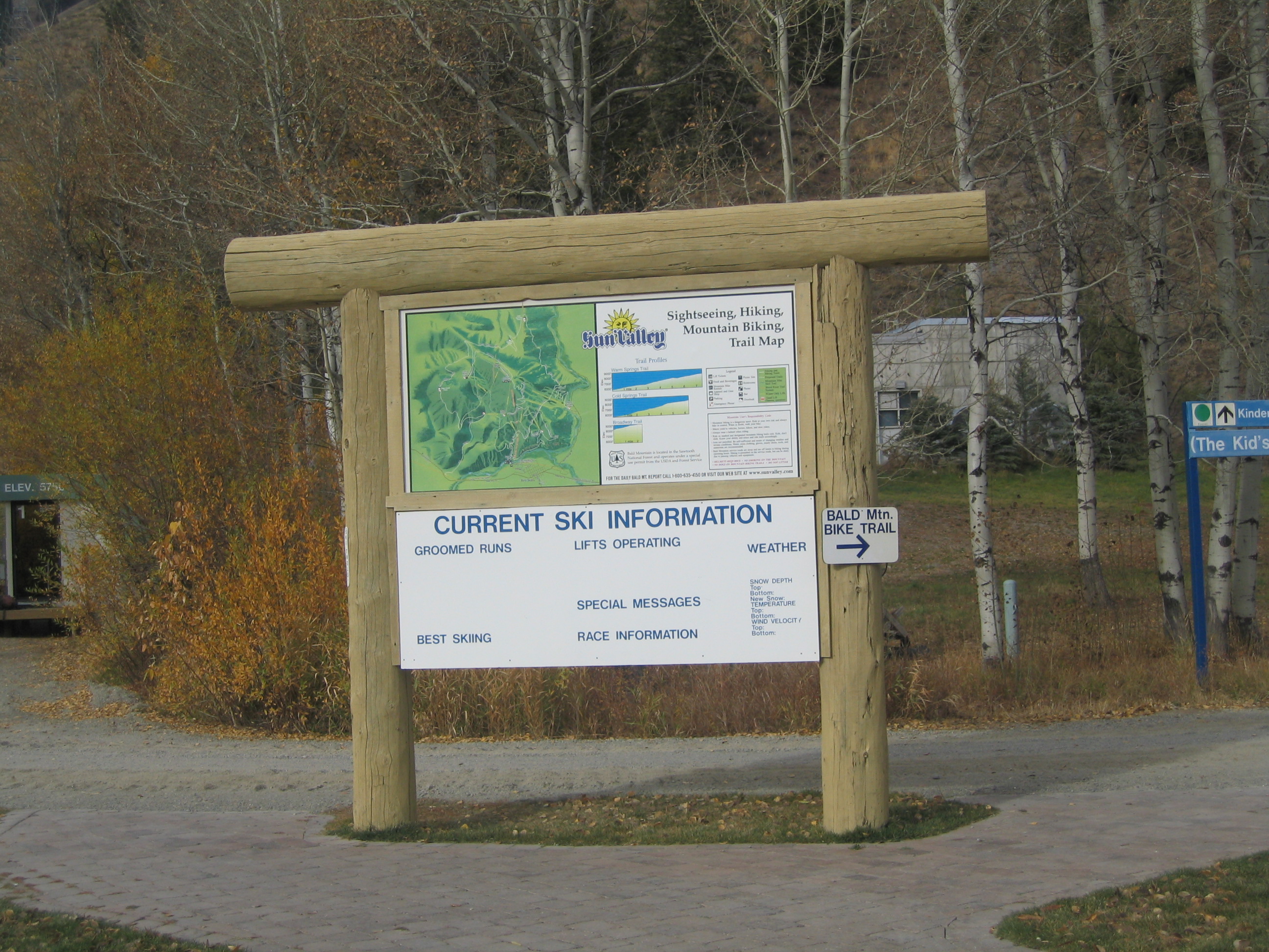 Ski Valley Information Board