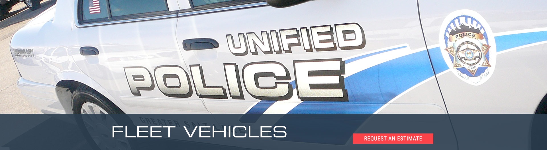 Vehicle Wrap for the Unified Police Cars