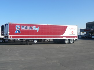 Miller Beef Vehicle Wrap on Semi
