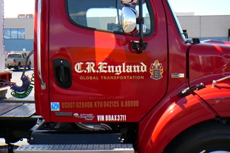 C.R. England Semi Truck Graphic Wrap