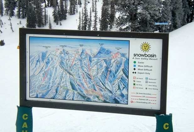 Printed Map of Ski Trails