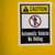Caution Industrial Sign