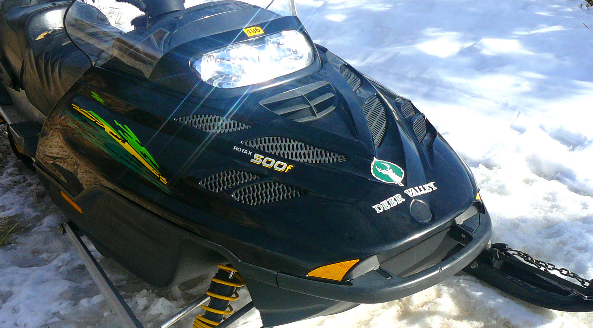 Vehicle Wrap for Snow Mobile