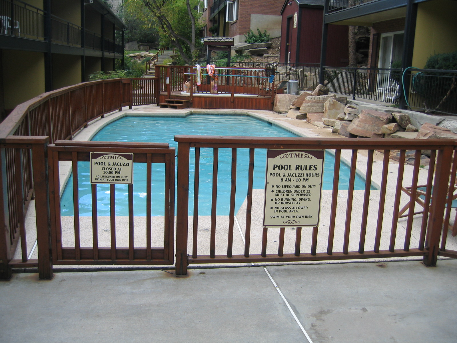 Sign with Pool Rules